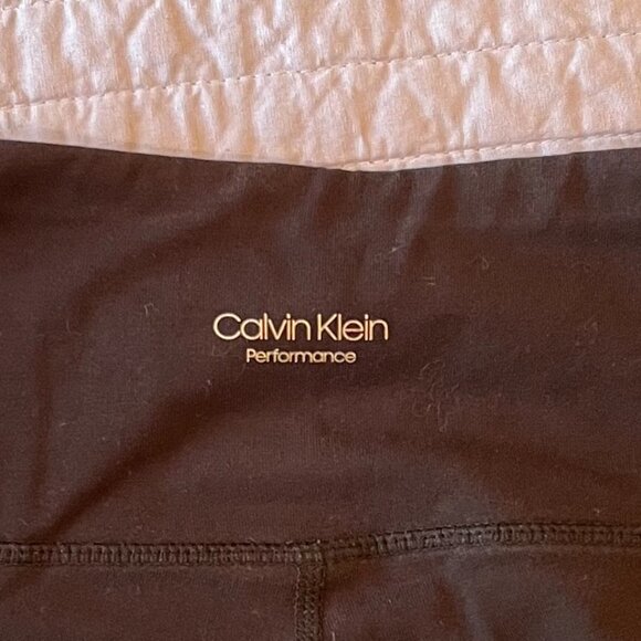 Calvin Klein Performance Stretch Yoga Workout Capris, black, size M - Picture 8 of 8